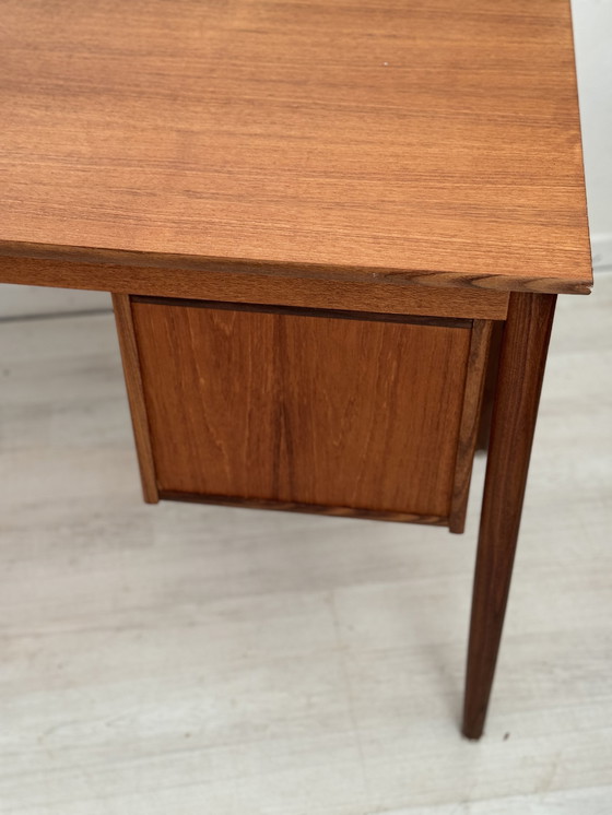 Image 1 of Vintage teak bureau jaren 60