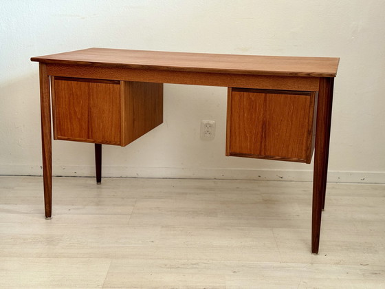 Image 1 of Vintage teak bureau jaren 60