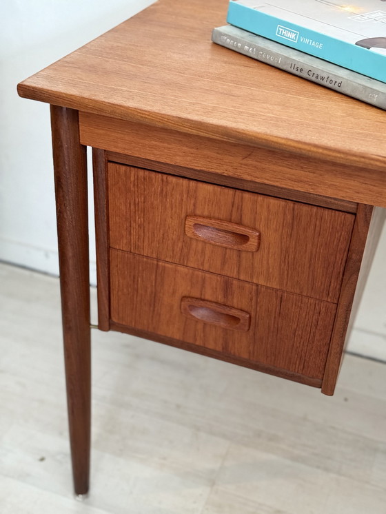 Image 1 of Vintage teak bureau jaren 60