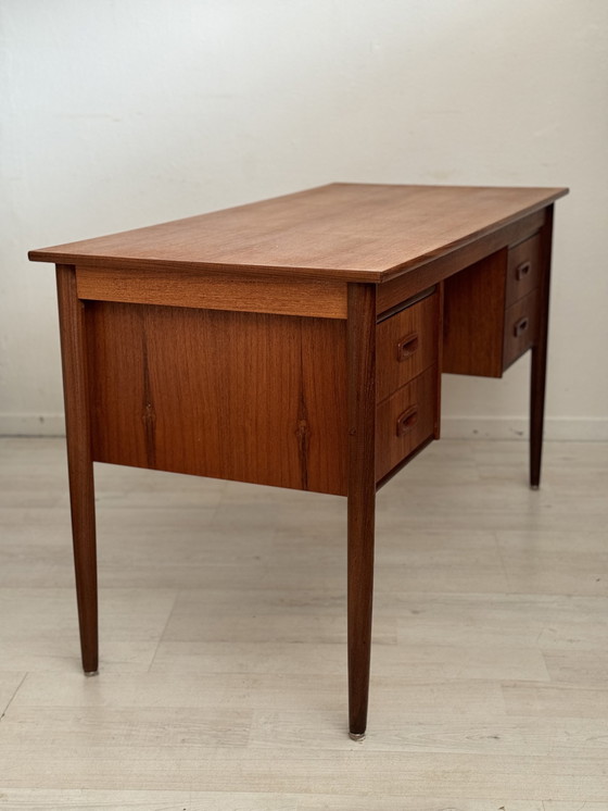 Image 1 of Vintage teak bureau jaren 60