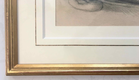 Image 1 of Frame Print Naakte vrouw bij de Draperie van Aristide Maillol