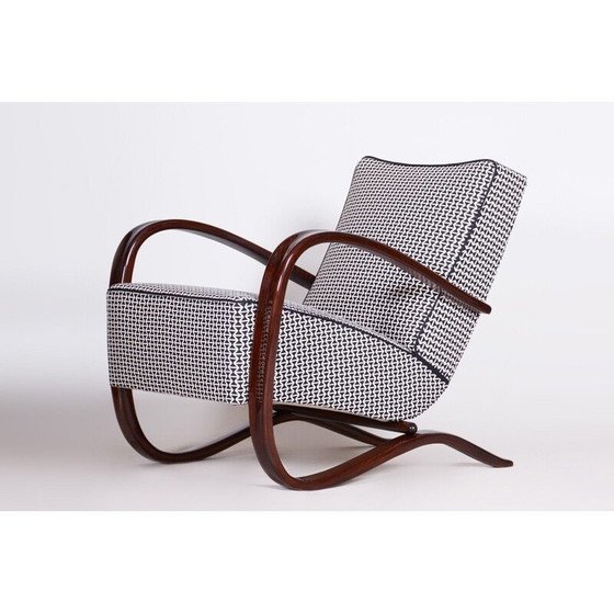 Image 1 of Vintage grijze fauteuil van Halabala voor Up Zavody, jaren 1930