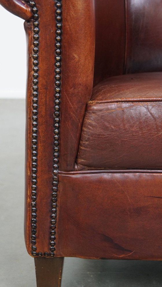 Image 1 of Vintage Schapenleren Clubfauteuil