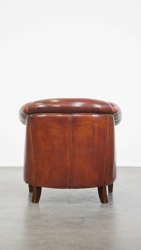 Image 1 of Vintage Schapenleren Clubfauteuil
