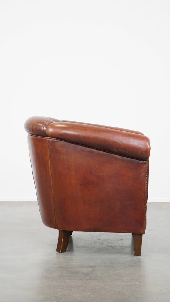 Image 1 of Vintage Schapenleren Clubfauteuil