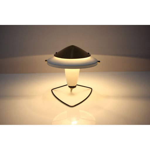 Vintage metalen lamp van Zukov voor Brno, Tsjecho-Slowakije 1970