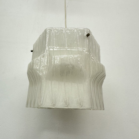 Image 1 of Mid-Century Ice Lucite Hanglamp , 1970S