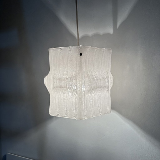 Mid-Century Ice Lucite Hanglamp , 1970S