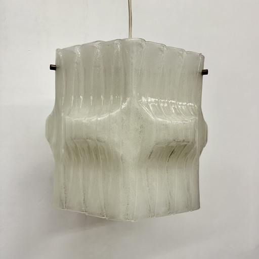 Mid-Century Ice Lucite Hanglamp , 1970S