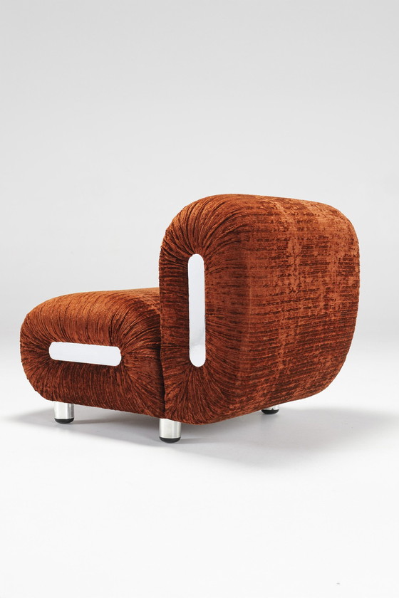 Image 1 of Mid Century Loungestoel, Italië, 1960S