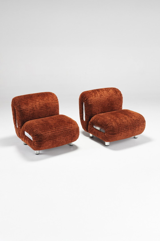 Image 1 of Mid Century Loungestoel, Italië, 1960S