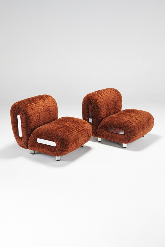 Image 1 of Mid Century Loungestoel, Italië, 1960S