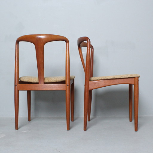 4x Johannes Andersen stoelen - Juliane - voor Uldum Mobelfabrik