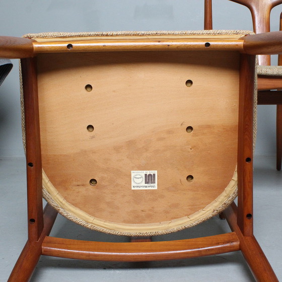 Image 1 of 4x Johannes Andersen stoelen - Juliane - voor Uldum Mobelfabrik