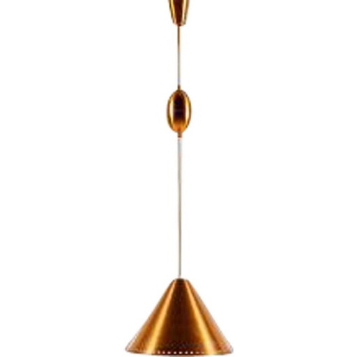 Vintage Kegle hanglamp van Bent Karlby voor Lyfa