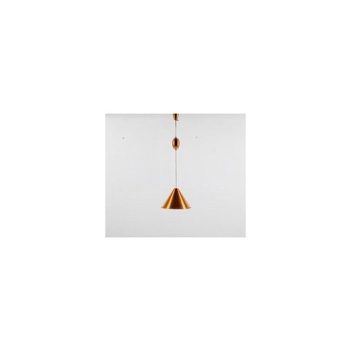Vintage Kegle hanglamp van Bent Karlby voor Lyfa