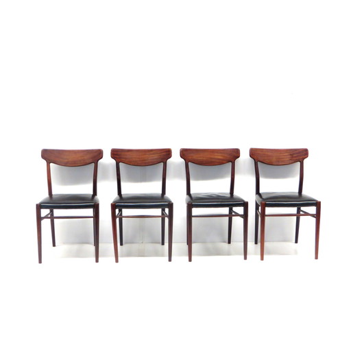 4x Lübke eetkamerstoelen