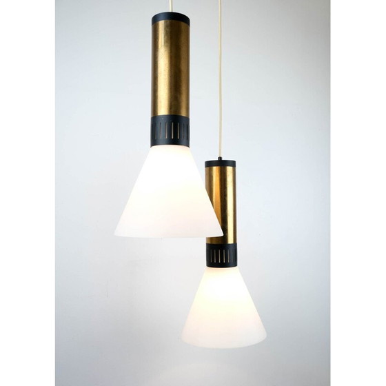 Image 1 of Vintage hanglamp Stilnovo, Italië 1950