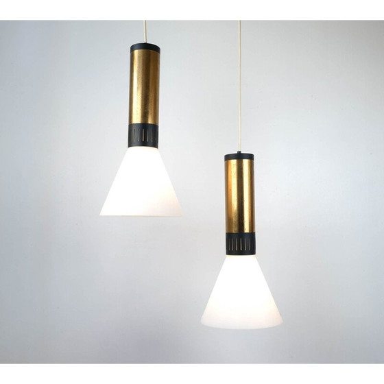 Image 1 of Vintage hanglamp Stilnovo, Italië 1950