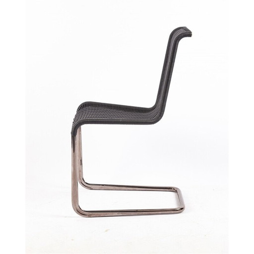 Vintage B20 eetkamerstoelen in metaal en rotan van Wewerka Stefan voor Tecta, Duitsland 1970