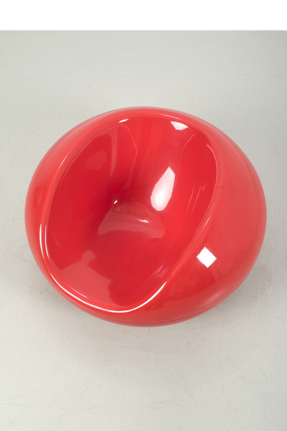 Image 1 of Eero Aarnio fauteuil rode ‘Pastil’