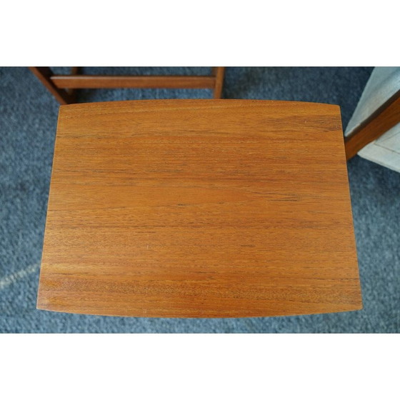 Image 1 of Trestle vintage nesttafels in teak, Denemarken