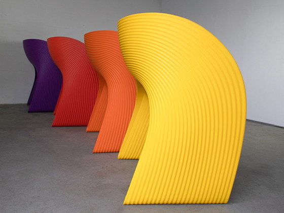 Image 1 of Ron Arad set van 4 Raviolo chairs voor Magis