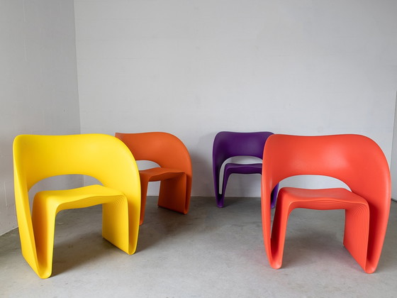 Image 1 of Ron Arad set van 4 Raviolo chairs voor Magis