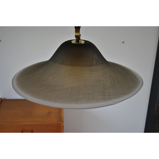 Image 1 of Vintage glazen hanglamp Peill Putzler 1970