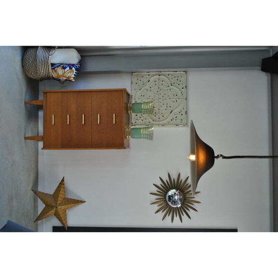 Image 1 of Vintage glazen hanglamp Peill Putzler 1970