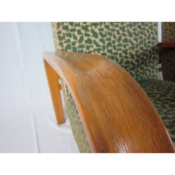 Image 1 of Paar fauteuils van Jindřich Halabala voor UP Závody Brno - jaren 1940