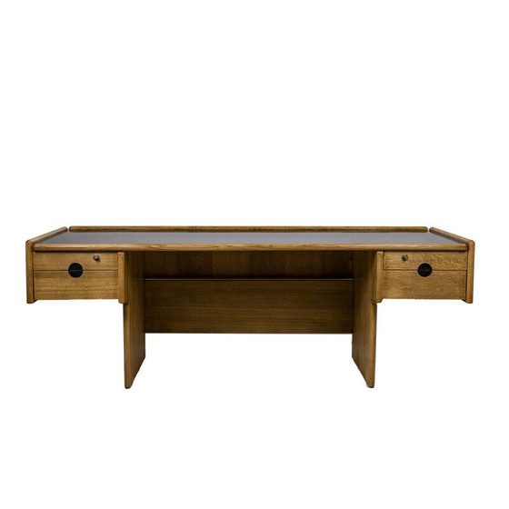 Image 1 of Vintage rechthoekig eikenhouten bureau, 1970