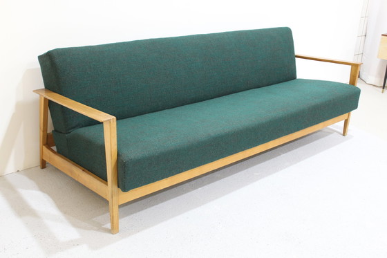 Image 1 of Vintage bank, slaapbank - Scandinavisch, jaren '60 