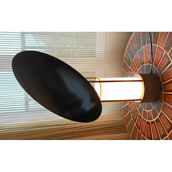 Image 1 of Vintage zwart-witte bureaulamp, 1970