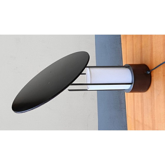 Image 1 of Vintage zwart-witte bureaulamp, 1970