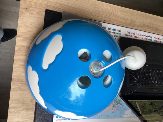 Image 1 of Ikea Skojig wolkenlamp blauw van Hendrik Preutz