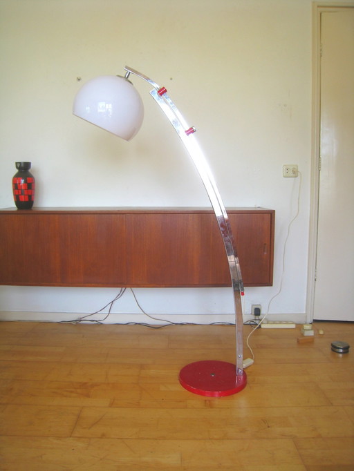 Vintage arc floor lamp booglamp 60s / 70s 