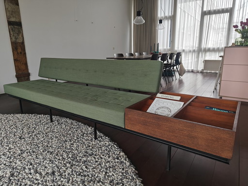 Groene Sofa Florence Knoll, 1950´S