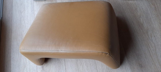 Image 1 of 1X Leolux Echnaton Fauteuil En 1X Hocker