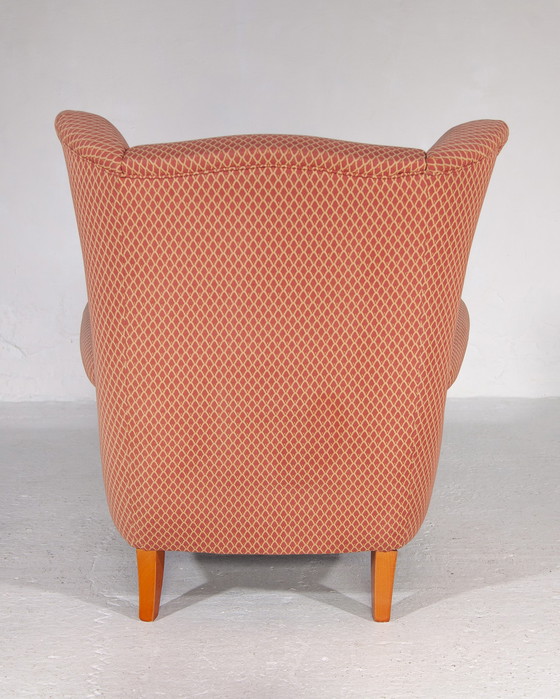 Image 1 of 2x Vintage Lounge Wingback Chairs,Italië