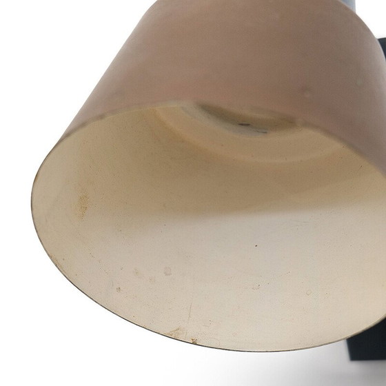 Image 1 of Vintage messing en koperen wandlamp, 1950
