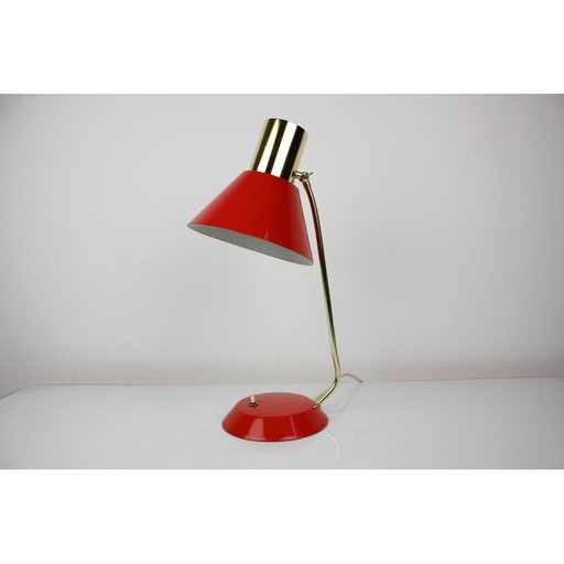 Vintage lamp van metaal en messing, Duitsland 1978