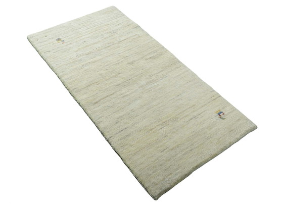 Image 1 of Handgeknoopt Gabbeh Loribaft Beige Vloerkleed - 137 X 71 Cm Nieuw
