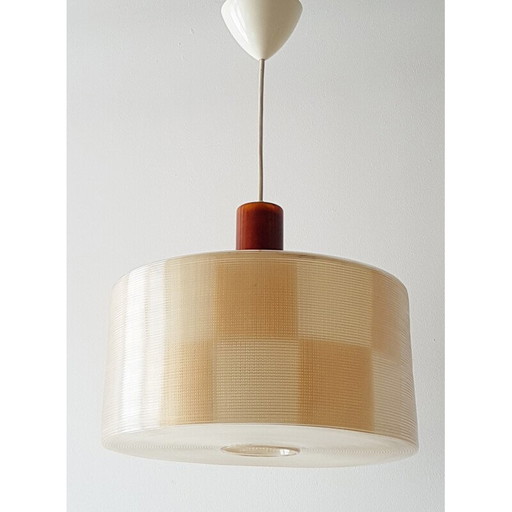 Vintage Rotaflex kroonluchter in rhodoïd en plexiglas, 1960