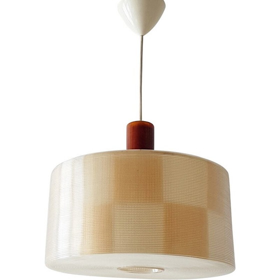 Image 1 of Vintage Rotaflex kroonluchter in rhodoïd en plexiglas, 1960