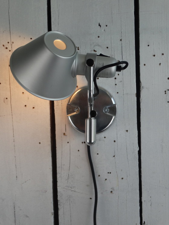 Image 1 of Artemide - Tolomeo Faretto - Michelle De Lucchi & Giancarlo Fassina - Model Micro - Tafellamp - Zilver - 90'S