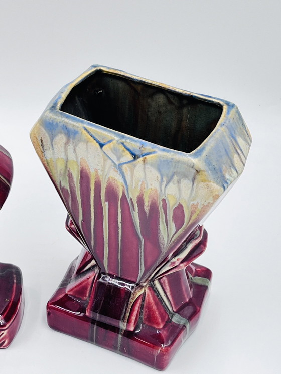 Image 1 of Thulin Art Deco Mantelset