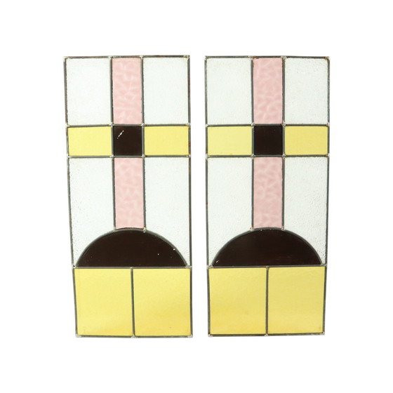 Image 1 of Glasraam Glas In Lood Art Deco Stijl