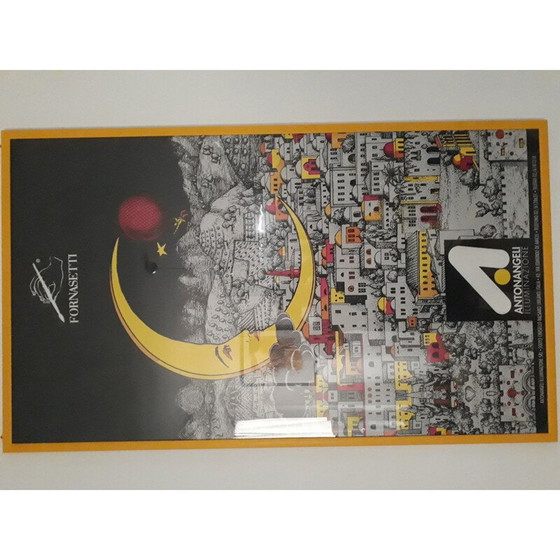 Image 1 of Vintage affiche vintage Fornasetti par Antonangelini