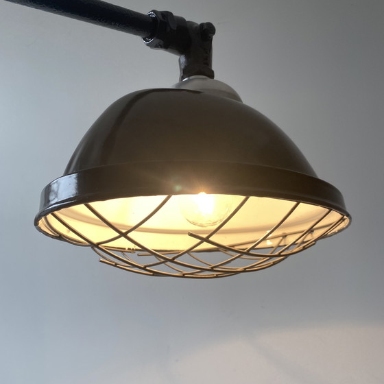 Image 1 of Antieke industriële pot lamp Xxl